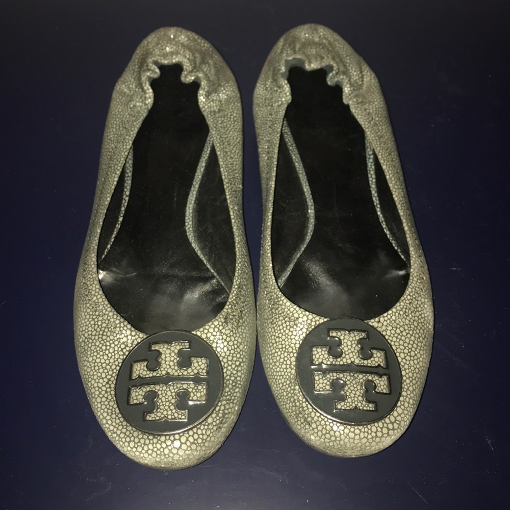 Tory Burch Stingray Reva ballet flats